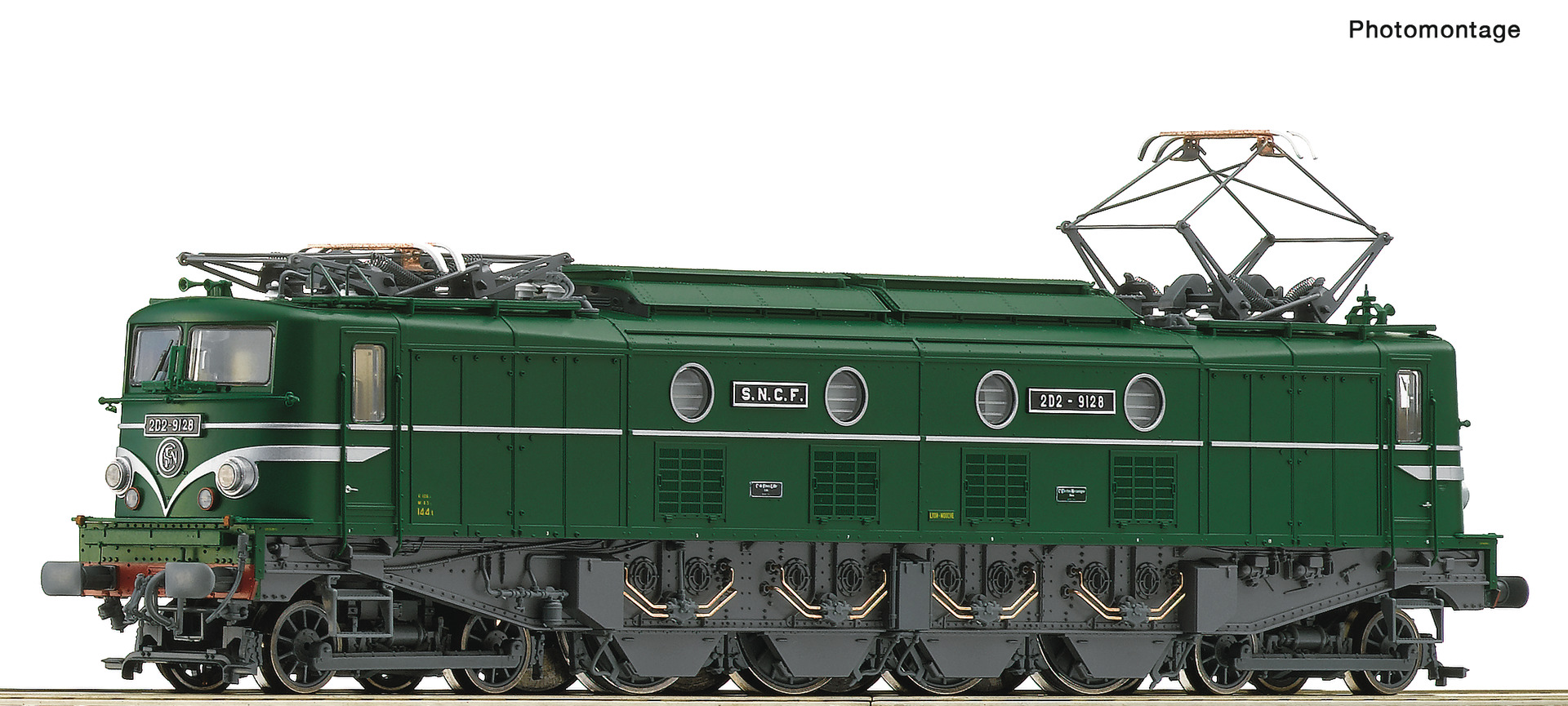 Roco 70471 Electric Locomotive 2D2 9128 SNCF DCC Sound The Scuderia 46