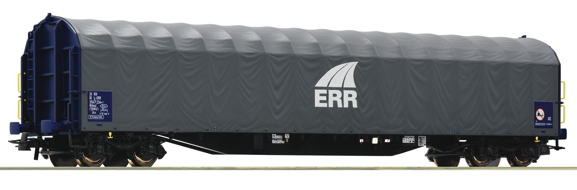 Roco 76476  Slide tarpaulin wagon, ERR