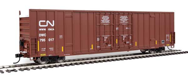 Walthers Mainline 2963   60' High-Cube Plate F Boxcar, CN #795017
