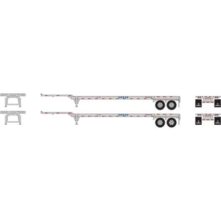 Athearn 26611   45' Container Chassis, COSCO (2 Pack)