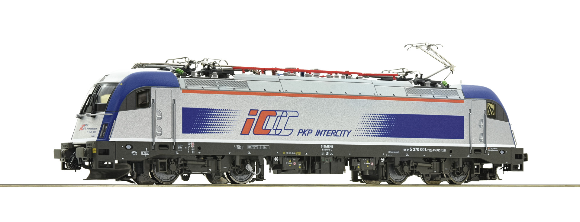 Roco 70490 Electric locomotive class 370, PKP (DCC/Sound) - The Scuderia 46