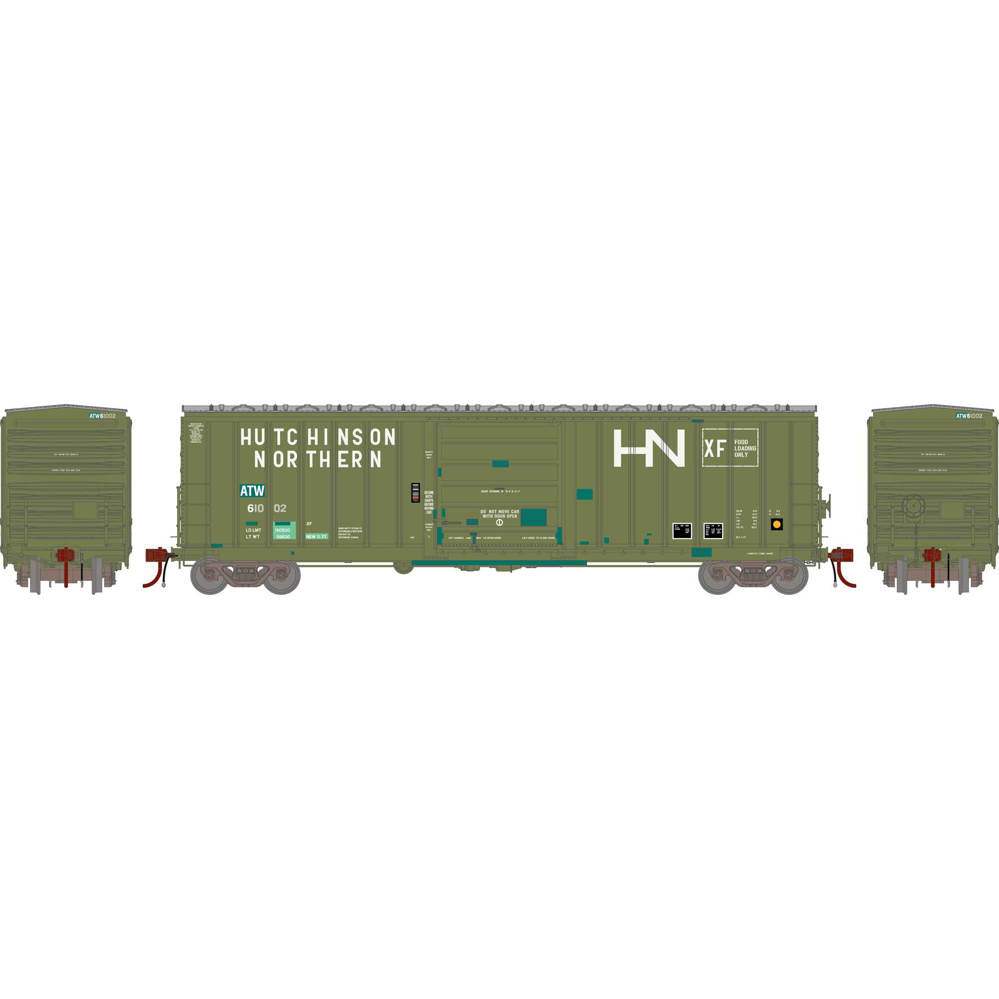 HO 33,900-Gallon LPG Tank/Early, UTLX #950367 Model Train