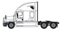 Trainworx 62576-01   Freightliner Cascadia Raised Roof Tractor, Swift