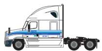 Trainworx 62548-01  Freightliner Cascadia Raised Roof Tractor, Marten