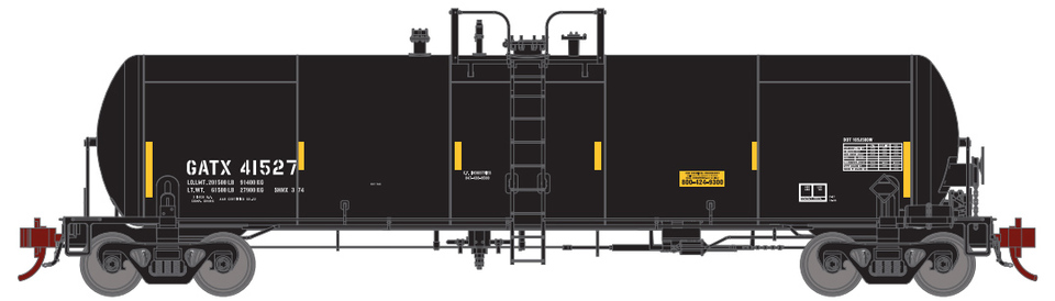 Athearn Genesis 40188 GATC 20,000-Gallon GS Tank, GATX #41527 - The ...