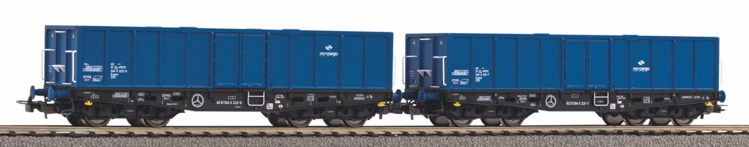 Piko 58260 2 Set gondola, PKP Cargo - The Scuderia 46