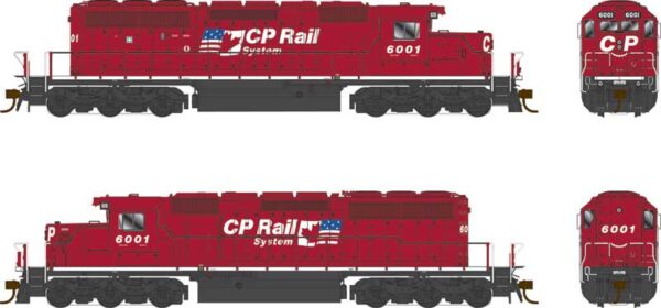 Bowser 25329 SD40-2, CP Dual Flags #5958 (DCC/Sound) - The Scuderia 46