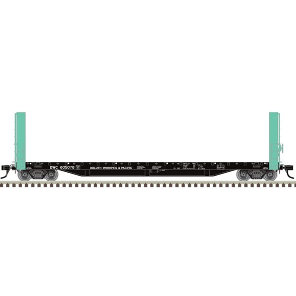 Atlas 20007100  51'6"Bulkhead Flatcar, Duluth Winnipeg & Pacific Railway #605007