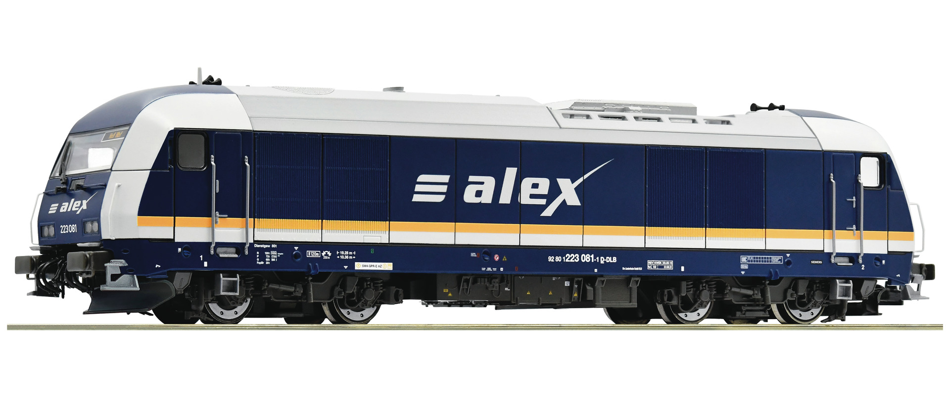 Roco 70943  Diesel locomotive 223 081-1, alex