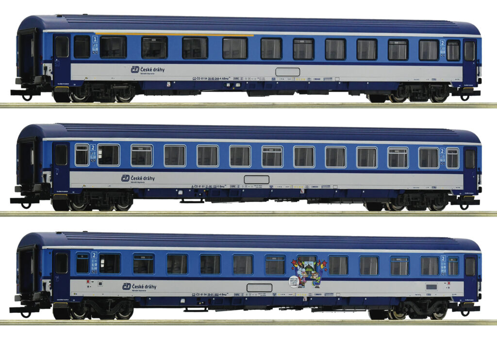 Roco 6200002 3 Piece Set Eurofima Coaches CD The Scuderia 46