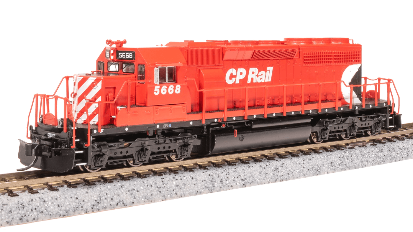 Broadway Limited Imports 9954 N EMD SD40-2, Canadian Pacific #5668 (Action red, white, black, Multimark Logo)